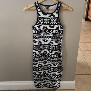 Aztec Racer Back Spandex Dress - image 1